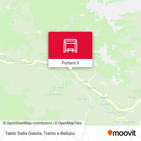 Mappa Table' Della Giaiola