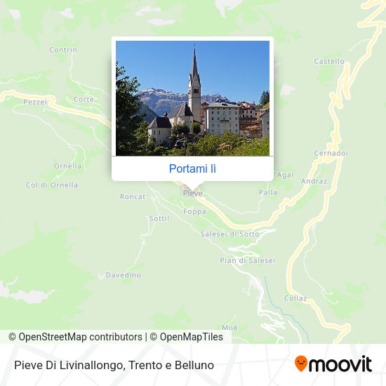 Mappa Pieve Di Livinallongo