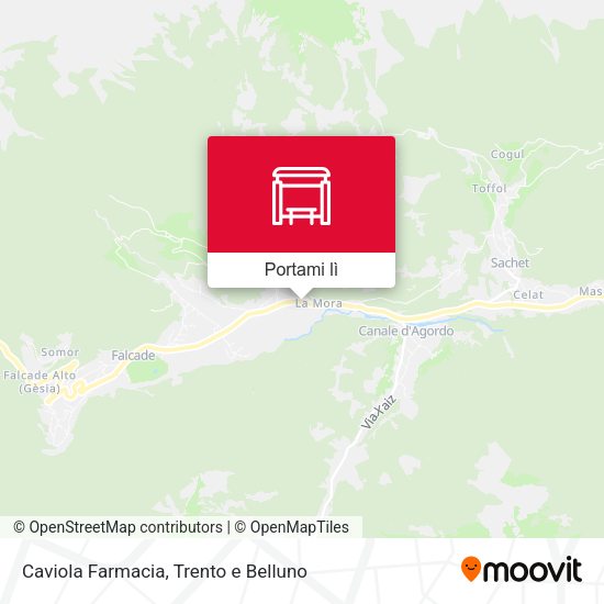 Mappa Caviola Farmacia