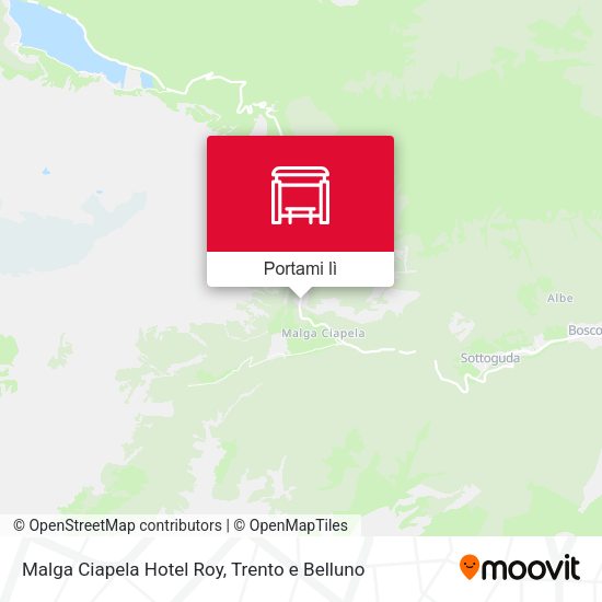 Mappa Malga Ciapela Hotel Roy