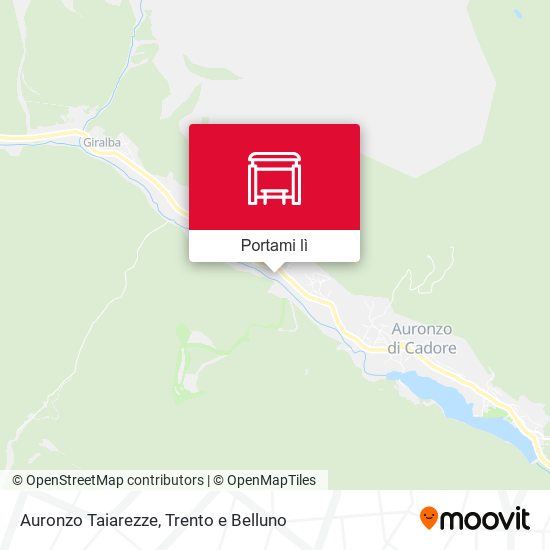 Mappa Auronzo Taiarezze