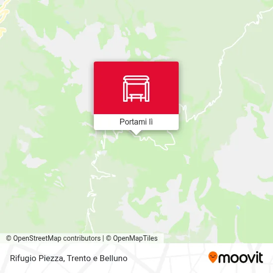 Mappa Rifugio Piezza
