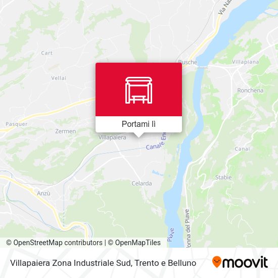Mappa Villapaiera Zona Industriale Sud