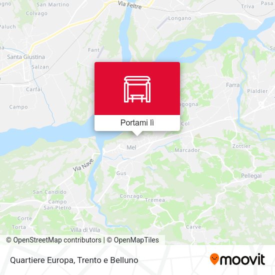 Mappa Quartiere Europa