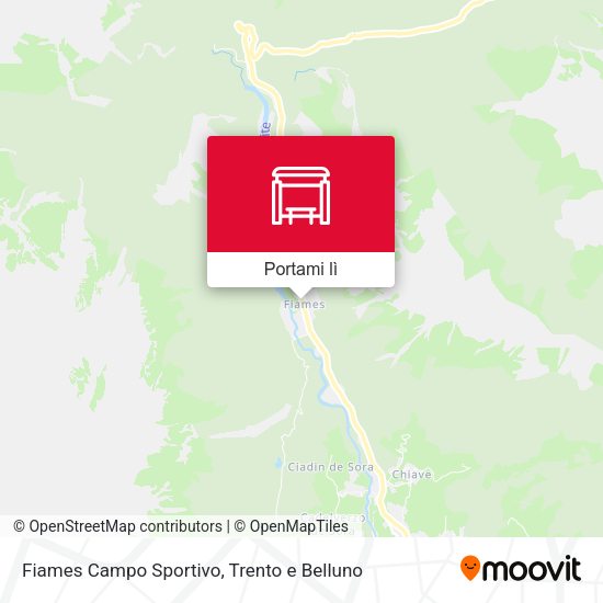 Mappa Fiames Campo Sportivo