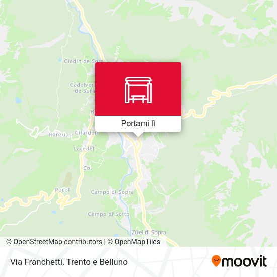 Mappa Via Franchetti