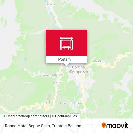 Mappa Ronco-Hotel Beppe Sello