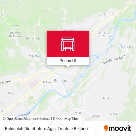 Mappa Baldenich Distributore Agip