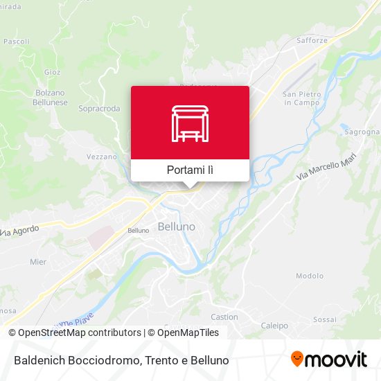 Mappa Baldenich Bocciodromo