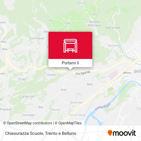 Mappa Chiesurazza Scuole