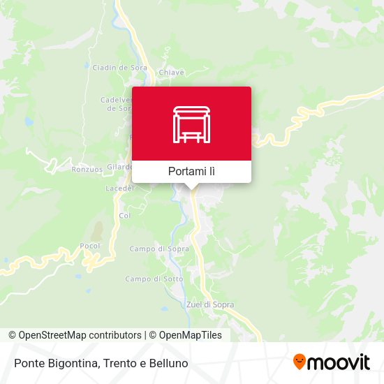 Mappa Ponte Bigontina