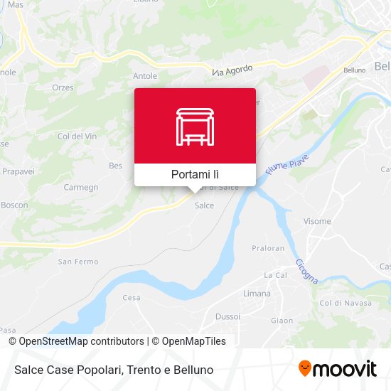 Mappa Salce Case Popolari
