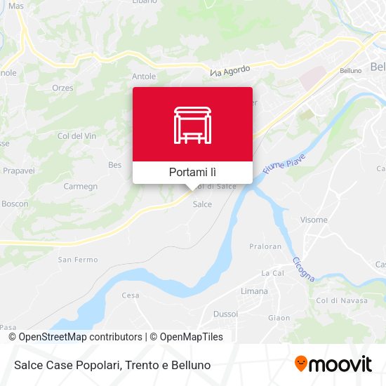 Mappa Salce Case Popolari