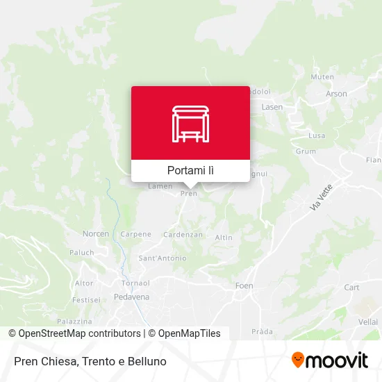 Mappa Pren Chiesa