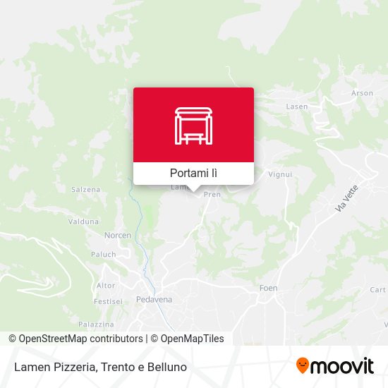 Mappa Lamen Pizzeria