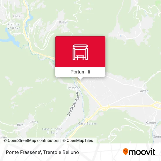 Mappa Ponte Frassene'