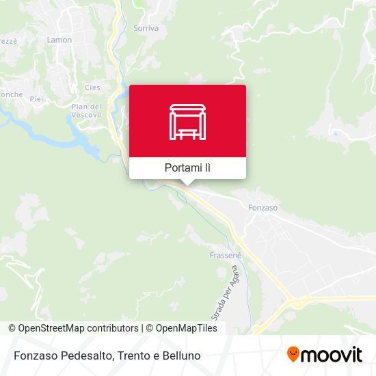 Mappa Fonzaso Pedesalto