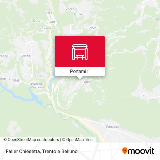 Mappa Faller Chiesetta