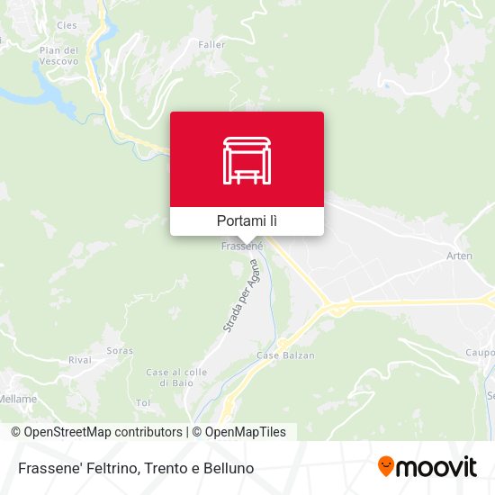 Mappa Frassene' Feltrino