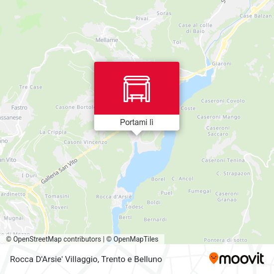 Mappa Rocca D'Arsie' Villaggio