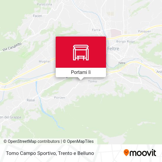 Mappa Tomo Campo Sportivo