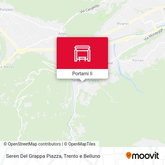 Mappa Seren Del Grappa Piazza