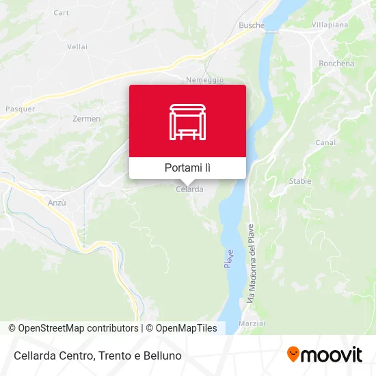 Mappa Cellarda Centro