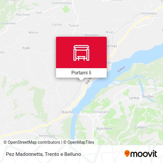 Mappa Pez Madonnetta