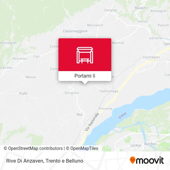 Mappa Rive Di Anzaven