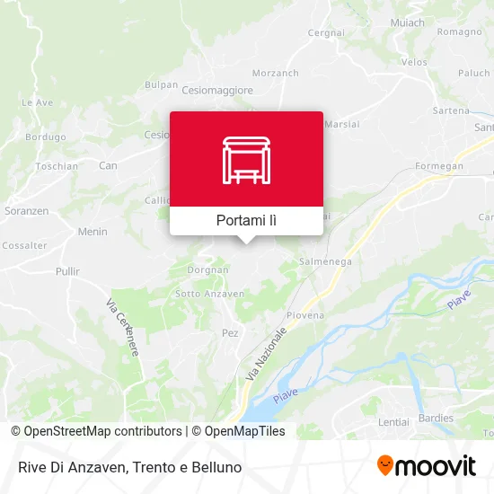 Mappa Rive Di Anzaven
