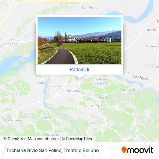 Mappa Trichiana Bivio San Felice