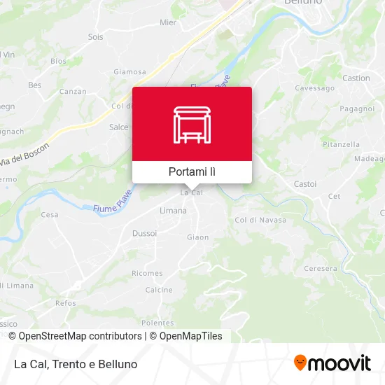Mappa La Cal