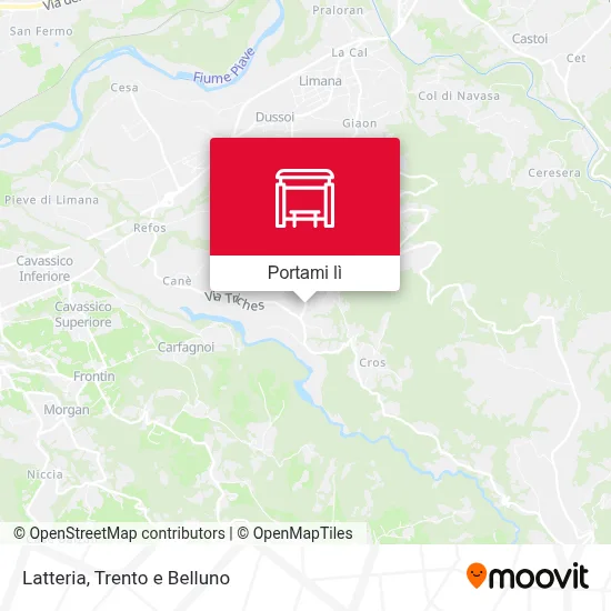 Mappa Latteria