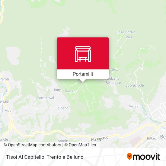 Mappa Tisoi Al Capitello