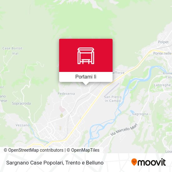 Mappa Sargnano Case Popolari
