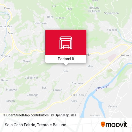Mappa Sois Casa Feltrin