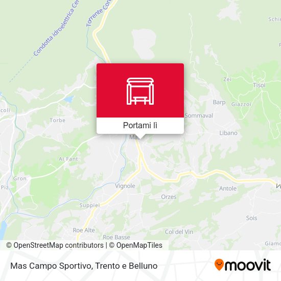 Mappa Mas Campo Sportivo
