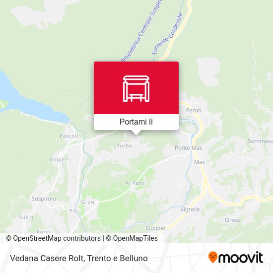 Mappa Vedana Casere Rolt