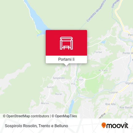 Mappa Sospirolo Rosolin