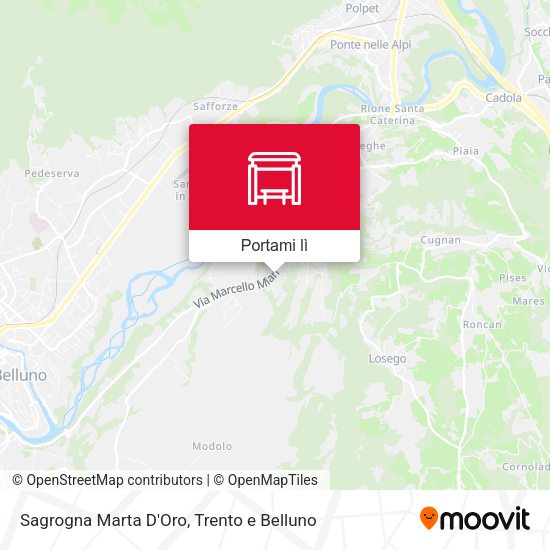Mappa Sagrogna Marta D'Oro