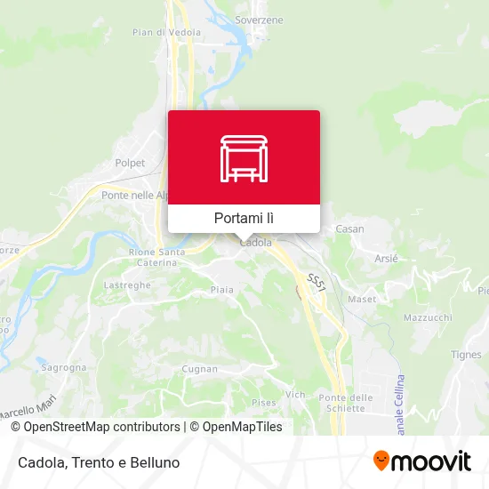 Mappa Cadola