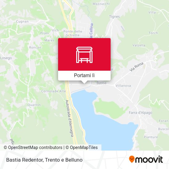 Mappa Bastia Redentor