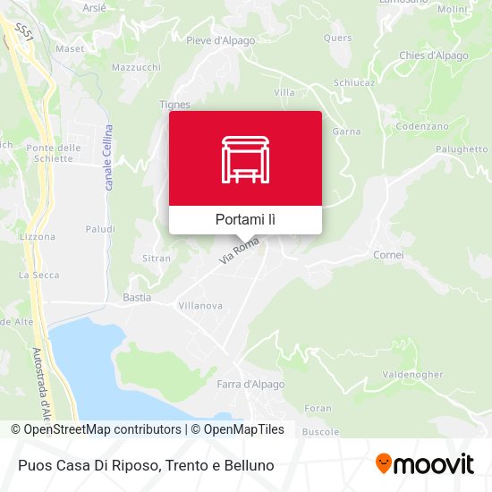 Mappa Puos Casa Di Riposo