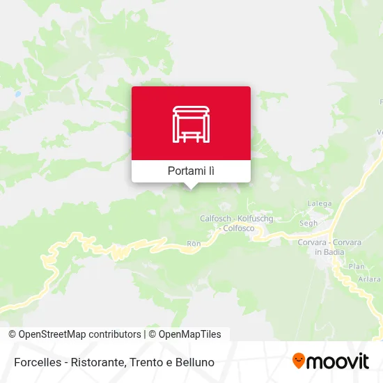 Mappa Forcelles - Ristorante