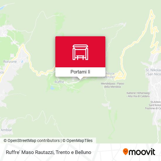 Mappa Ruffre' Maso Rautazzi