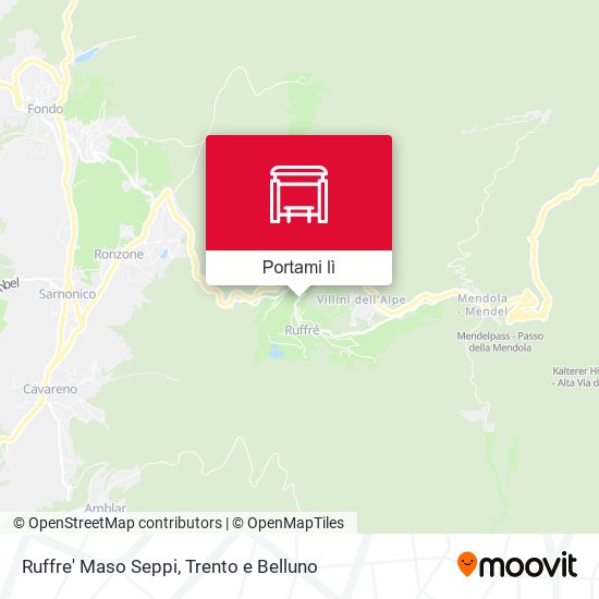 Mappa Ruffre' Maso Seppi