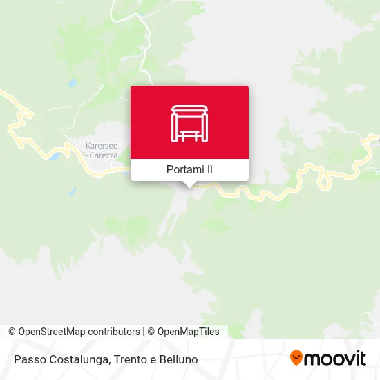 Mappa Passo Costalunga