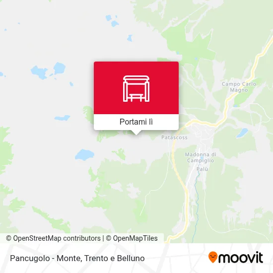 Mappa Pancugolo - Monte