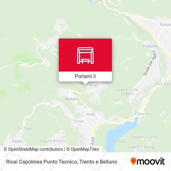 Mappa Rivai Capolinea Punto Tecnico