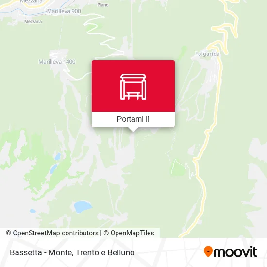 Mappa Bassetta - Monte